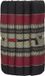 Fine Asianliving Mat Thaï Enroulable Matelas 190x50x4.5cm Noir Rouge Matelas de Méditation