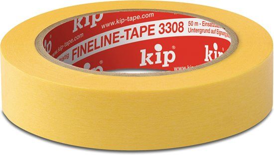 Kip 3308 Fineline tape geel 48mm