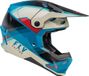 FLY Racing Formula CP Rush Zwart Stone Donker Teal Crosshelm - Helm