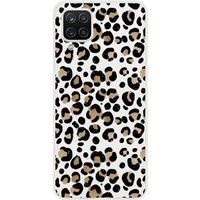 Samsung Galaxy M22, Samsung Galaxy M32 Leopard Bedrukt siliconen hoesje