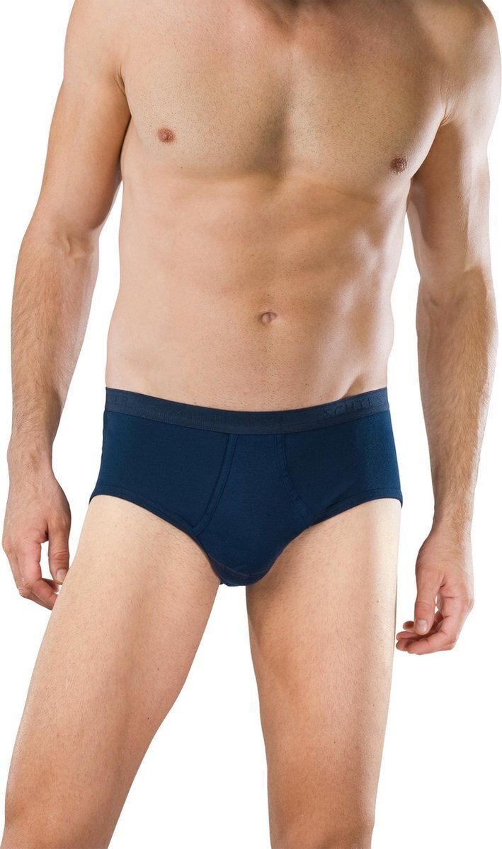 Schiesser Original Feinripp Heren Slip - Navy - Maat L