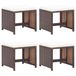 VidaXL Tuinstoel Terras Gecapitonneerde zitting Polyester, Polyrattan, Staal Crème, Wit