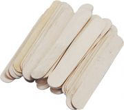 Rayher hobby materialen Rayher hobby beige ijsstokjes knutselhoutjes - 360x - 15 x 2 cm