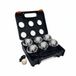 Merkloos Relaxdays Jeu de boules set - 6 ballen - Staal - met accessoires