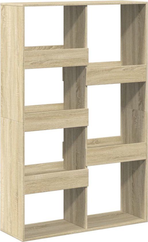 vidaXL Boekenkast 100x33x155,5 cm bewerkt hout sonoma eikenkleurig