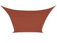 Perel Schaduwdoek Rechthoekig Terracotta 4000x3000mm