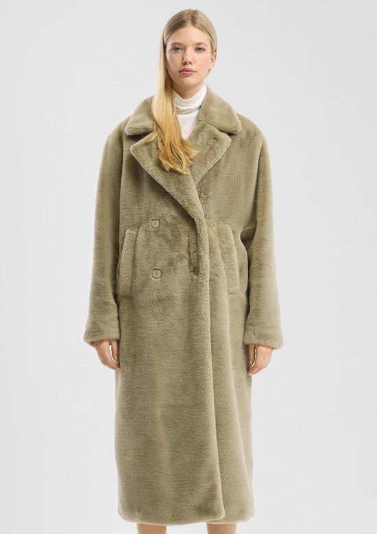 QS s.Oliver QS Outdoor-Mantel Beige Dames M