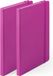 Merkloos Notitieboekje - 2x - met elastiek - A5 - roze - 100 paginas