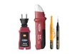 Testboy TB 30 actieset zekeringzoeker met PICA diepgatmarkering (precieze toewijzing van stroomonderbrekers, contactloze spanningstester, optisch en akoestisch display), rood/zwart
