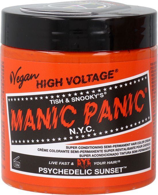 Manic Panic Semi-permanente kleurstof Panic High Oranje Veganistisch (237 ml)