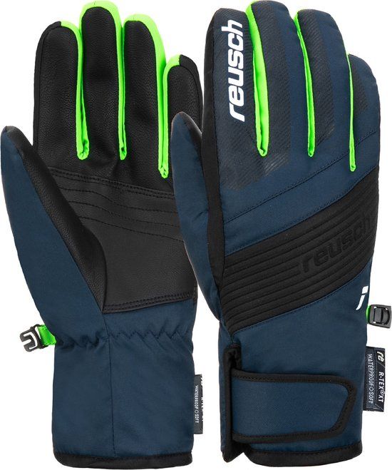 Reusch Duke R-TEX XT Junior Fingerhandschoenen - Blauw-Zwart - Maat 5,5