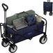 LifeGoods Bolderkar Opvouwbaar - Blauw