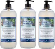 Claudius Cosmetics B.V. Zen Moment Body & Hair Zen Moment 1 liter - set van 3 stuks - met gratis pomp - 2 in 1 voor lichaam en haar.