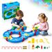 VEVOR Table à eau avec 39 accessoires, table de jeux d'eau enfant, parc aquatique d'été, jouets d'activités sensorielles pour jardin pelouse plage, pour tout-petits, garçons, filles de 3 ans et plus