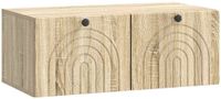 vidaXL Wandmontage TV-kast Sonoma Eiken 78,5 x 41 x 30 cm Bewerkt hout