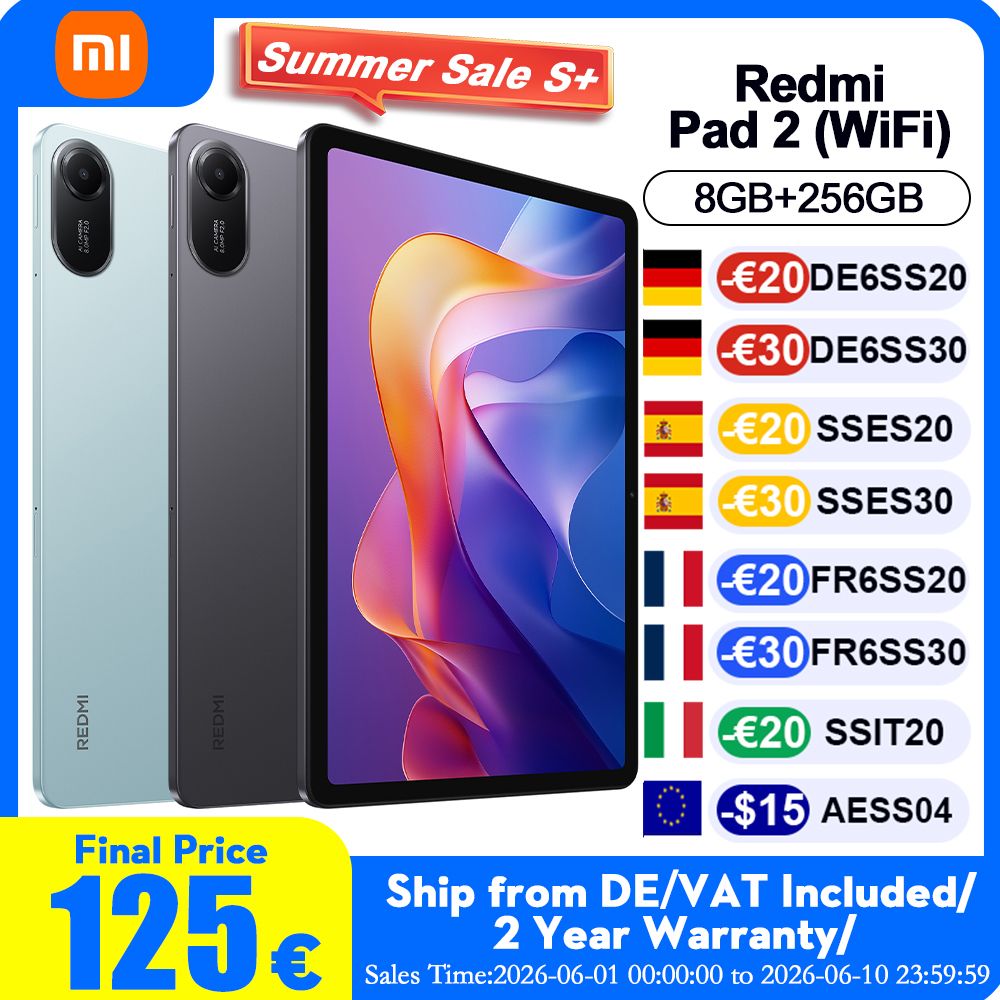 Xiaomi Redmi Pad 2 Pro / WiFi 6 / 256GB / Paars