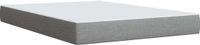 vidaXL Boxspringbed met matras Lichtgrijs 140 x 190 cm Stof