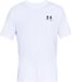 Under Armour Sportstyle Left Chest SS T-shirt Homme - Taille S - Blanc/Noir