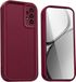 Samsung Étui en silicone avec bords surélevés pour le Galaxy A52 4G/A52 5G/A52s - étui antichoc de couleur rouge vin