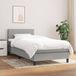 Maison Exclusive - Lit boxspring avec matelas, gris clair, 100 x 200 cm, textile