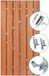 Merkloos Tuindeco Tuindeur Privacy hardhout 90 cm