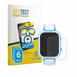 BROTECT - Screenprotector voor Olivfant Kids Smartwatch 1.44" - Folie Beschermfolie transparant 6 Stuks