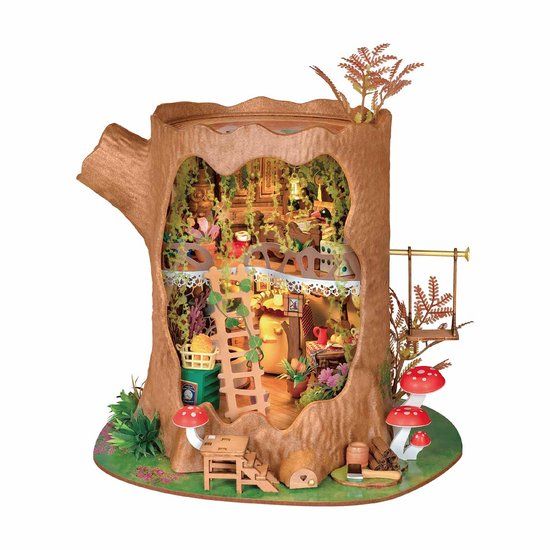 RobotimeRolife Rolife Fairytale Tree House DIY Miniature House Kit