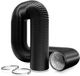 PromoHome® PVC-afvoerslang, 75 mm - 3 meter, met 2 roestvrijstalen slangklemmen