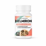 Helmiron complément alimentaire – 60 capsules – avec extrait de clou de girofle, extrait de centaurée, extrait de racine de réglisse et extrait de pépin de courge – Pour adultes.