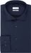 Seidensticker Slim Fit Overhemd - Twill - Blauw - Strijkvriendelijk - Boordmaat 44