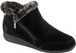 Rieker Booties 47256 Vrouwen Zwart Leer Veterboots Maat 38