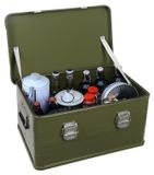 Aluminium boîte de rangement de camping avec grande capacité