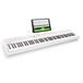 Alesis Recital White 88-Toeten Elektronische Digitale Piano met Semi-Gewogen Toetsen in Volledige Grootte, 5 Klanken, 2 Ingebouwde 20W Luidsprekers, Voedingsadapter en Skoove Online Piano Lessen