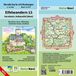 Eifelwandern 13 - Gerolstein, Vulkaneifel (West): Wanderkarte mit Radwegen, Blatt 33-557, 1 : 25 000, Birresborn, Daun, Hillesheim, Jünkerath, Kerpen, Stadtkyll