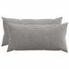vidaXL - Kussensloop - 2 stuks - HEERLEN - Lichtgrijs - 40 x 70 cm - corduroy