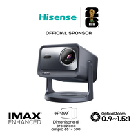 Hisense C2 Pro 2600 ANSI Lumens 4K Smart Projector - Grey