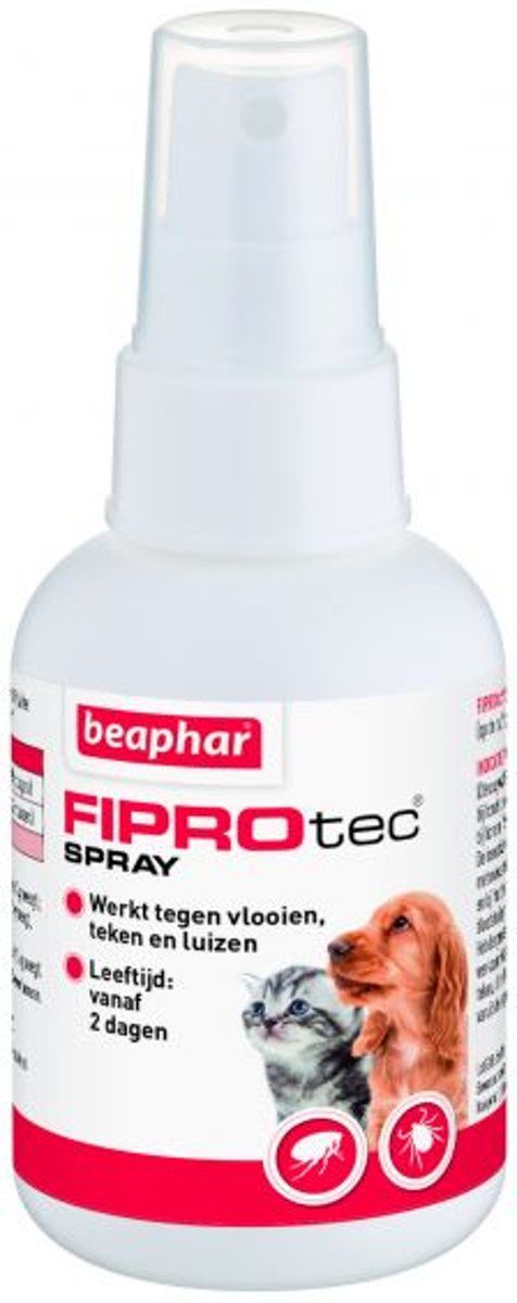 BEAPHAR fiprotec spray hond/kat 100 ml