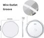 Miroir de salle de bain LED - Miroir mural rond 60 cm - Rétroéclairage - Antibuée - Dimmable - 3 couleurs de lumière - Verre de sécurité
