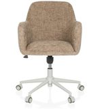 hjh LIVING SOLAO HOME Bureaustoel bouclé stof beige