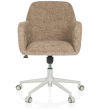 hjh LIVING SOLAO HOME Bureaustoel bouclé stof beige