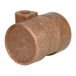 WAGNER Design meubelrol/zwenkwiel - ECO - diameter Ø 38 mm, bouwhoogte 40 mm, bruin gemêleerd, draagkracht 50 kg - Made in Germany - 01020301