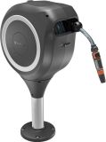 GARDENA Automatische tuinslanghaspel RollUp S, 15 meter lang, 13 mm slang, wit, geschikt voor terrassen