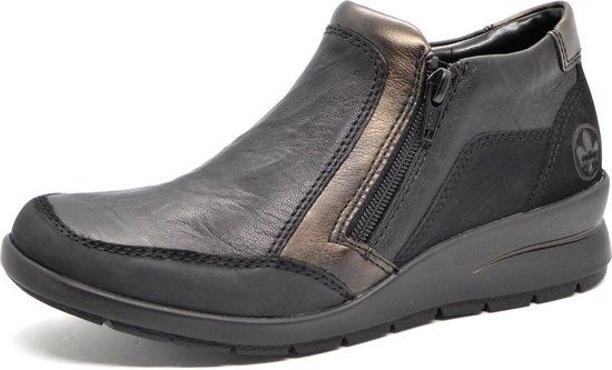 Rieker L4851-00 Dames Comfort Boots - Zwart - Maat 40