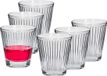 Alessandro Drinkglazen Athena Crystal - 6x stuks - glas - 230 ml - H9 cm