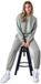 Project X Paris Basic Sweatshirt Court Grote Vrouw Kaki M