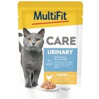 MultiFit Care Urinary natvoer voor volwassen katten kip 48x85 g