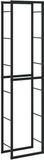 vidaXL Porte-bûches 50x30x209 cm acier noir