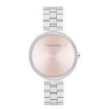 Calvin Klein CK25100015 GLEAM Montre Femme - Acier - Argenté - 32 mm
