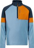 Protest PRTJohnson Skipully Jongens 1/4 rits Stone Blue Polyester/Elastaan Kinderen Maat 140