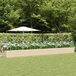 Maison Exclusive - Jardinière ivoire 600 x 80 x 45 cm en acier